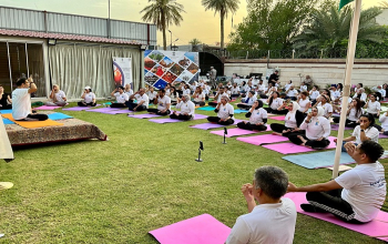 A curtain raiser event for the 11th International Day of Yoga-25 was organised on April 23. A great enthusiasm was observed among the Iraqi Yoga practitioners.